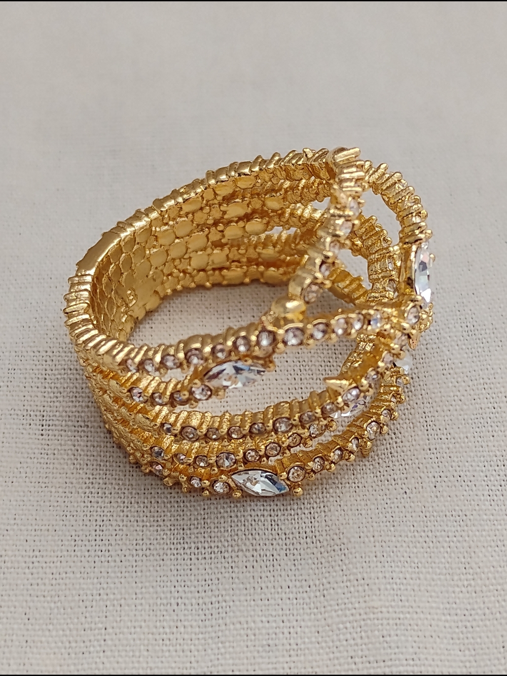 Alexis Bittar Pave Orbiting Ring Size 7 - Picture 7 of 8